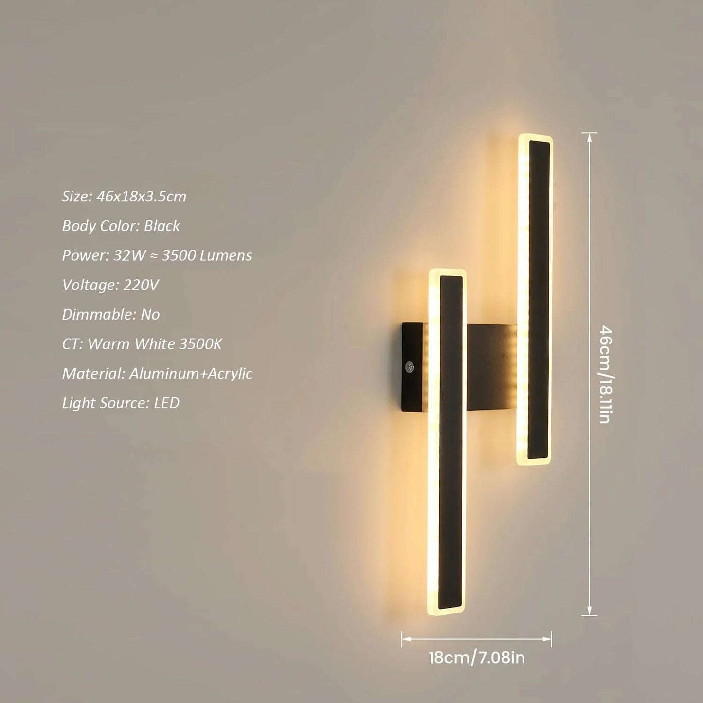 Luz de Pared Moderna y Elegante™ Hlights