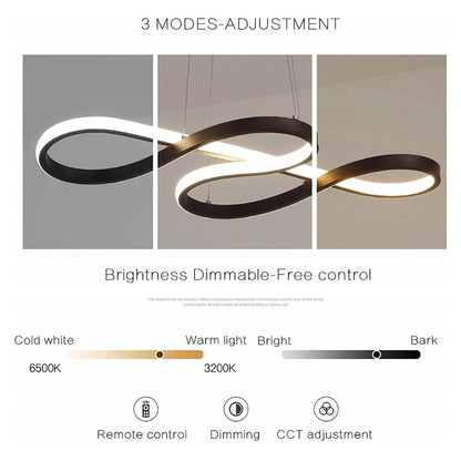 Luz Colgante Negra Hlights