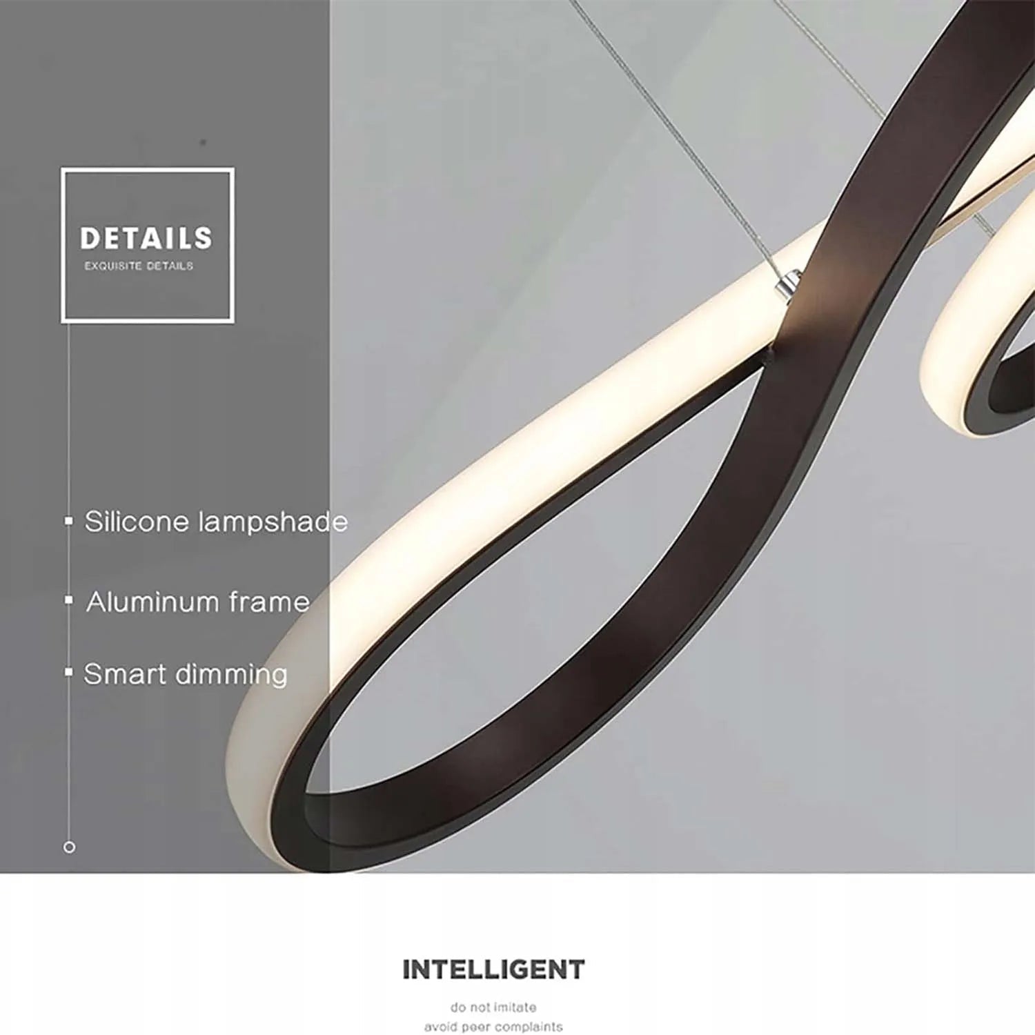 Luz Colgante Negra Hlights