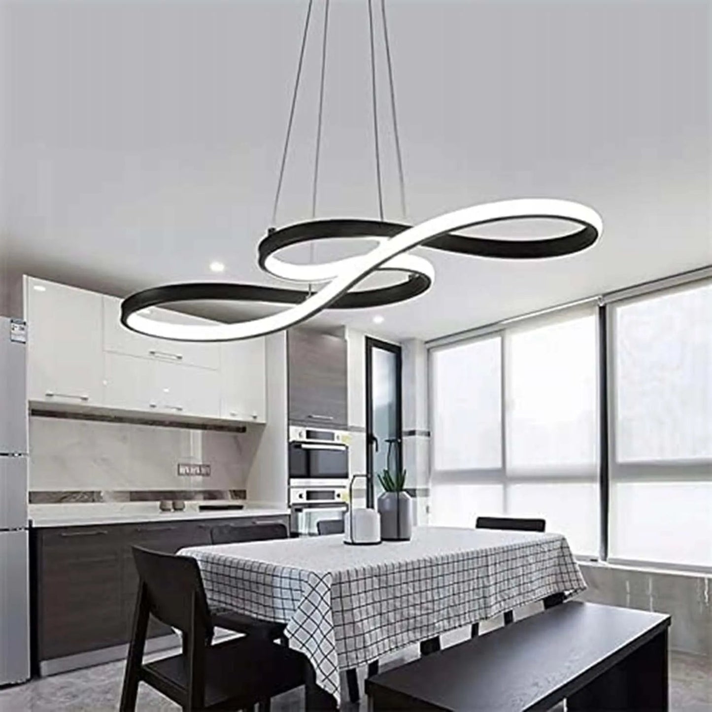 Luz Colgante Negra Hlights