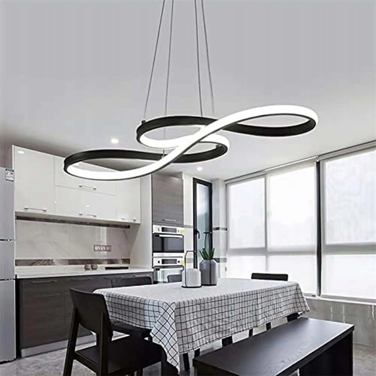 Luz Colgante Negra Hlights