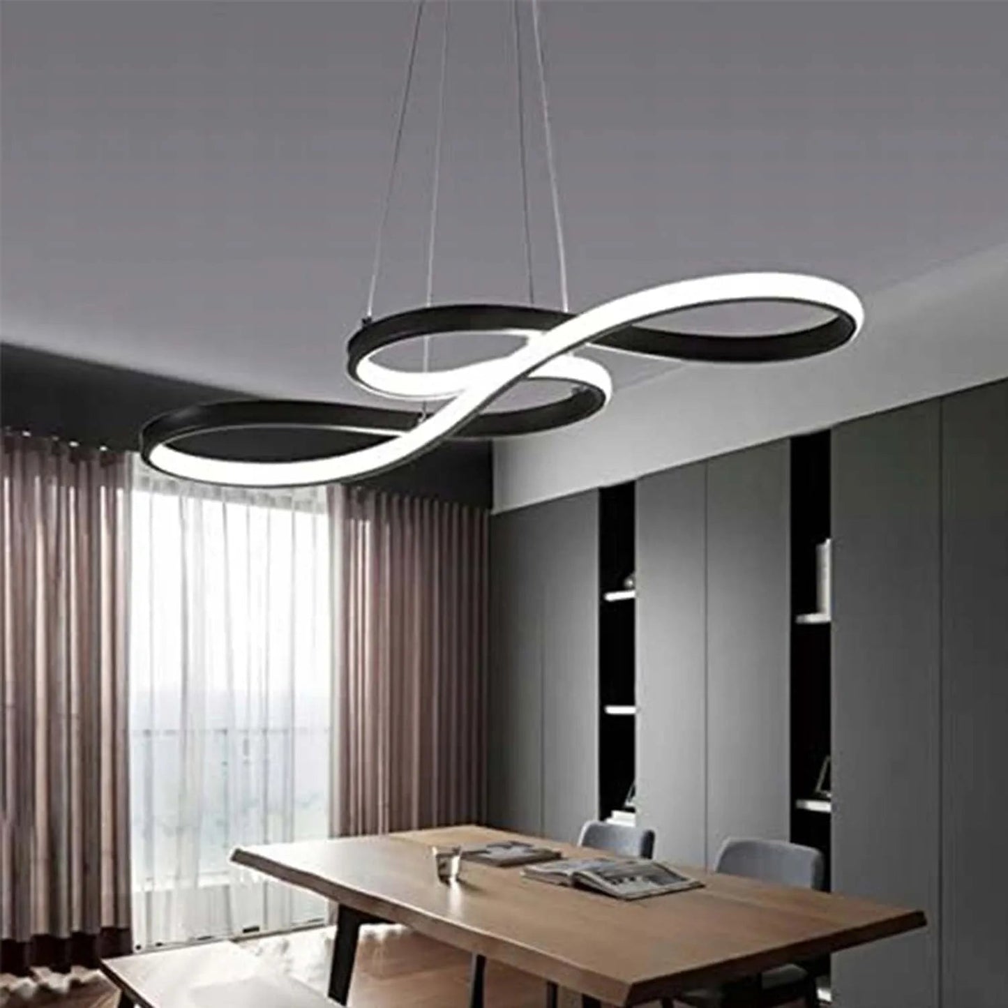 Luz Colgante Negra Hlights