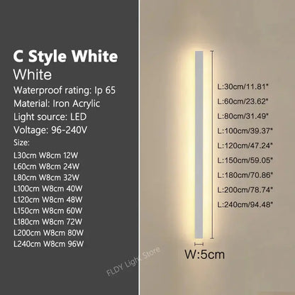 Lámparas Minimalistas de Jardín TM My Store